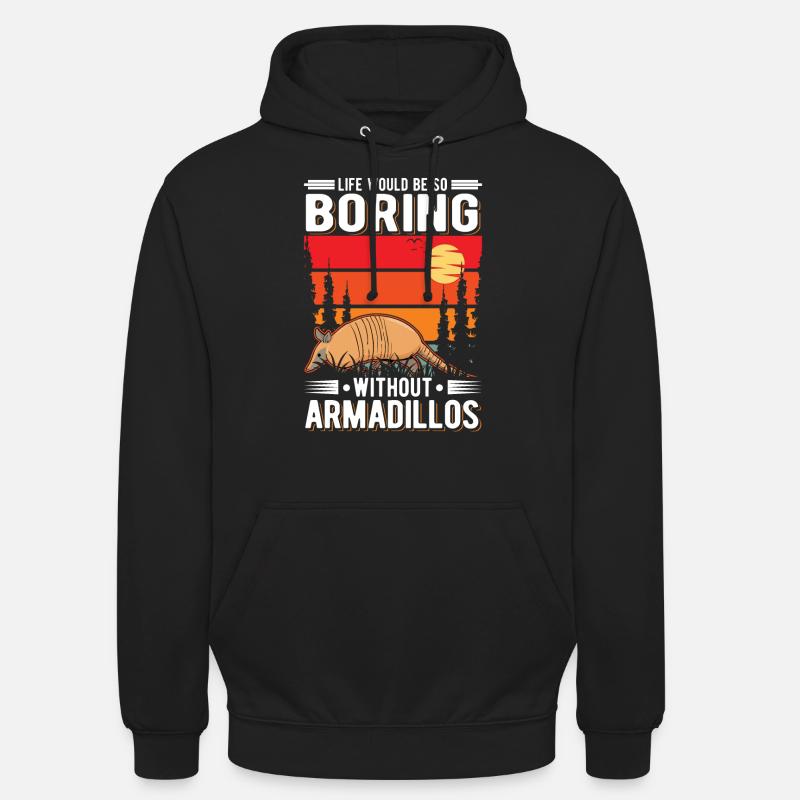 Armadillo Gift Armadillo - Unisex Hoodie - black