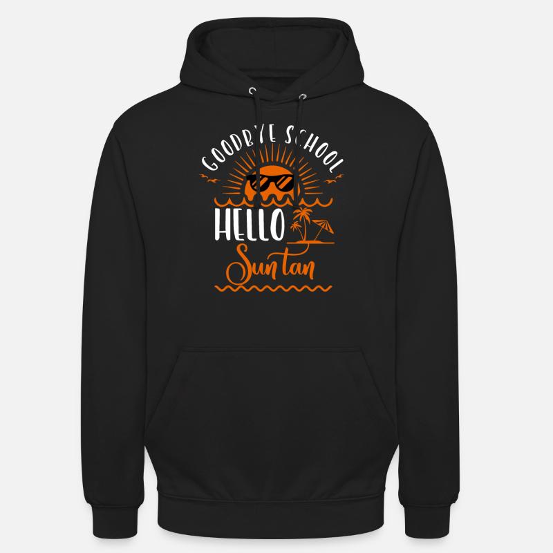 Professeur de vacances scolaires amusant - Sweat-shirt à capuche unisexe - noir