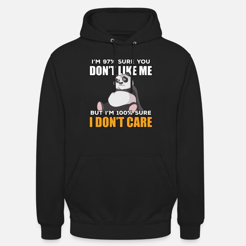 Funny panda gift idea - Unisex Hoodie - black