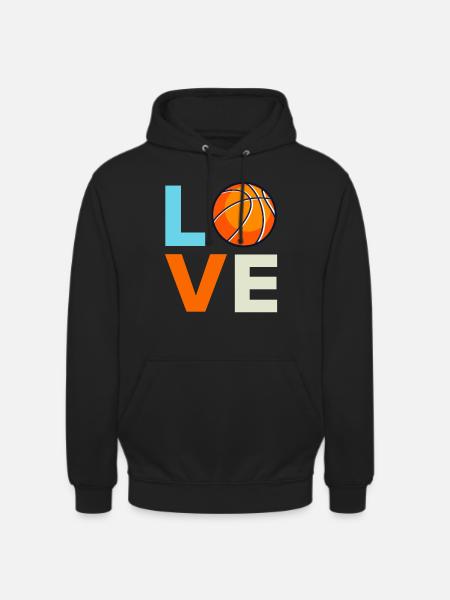 Basketball Liebe Basketballer - Unisex Hoodie - Schwarz