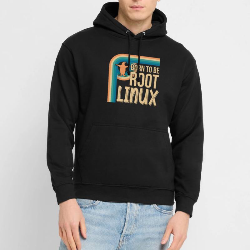 Born To Be Root Linux Nerd pour le codage Sweat-shirt à capuche unisexe