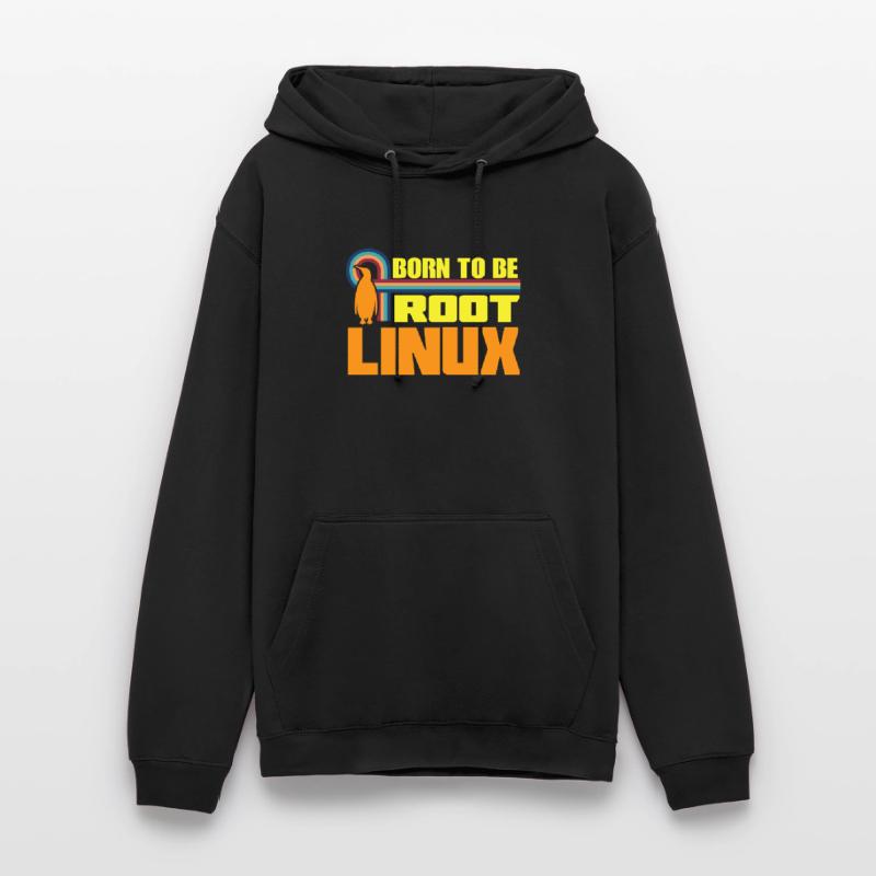 Linux Born To Be Root Nerd zum Coding Geek Sweat-shirt à capuche unisexe