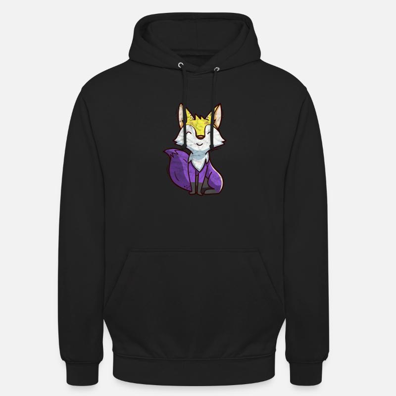 Fuchs - Unisex Hoodie - Schwarz