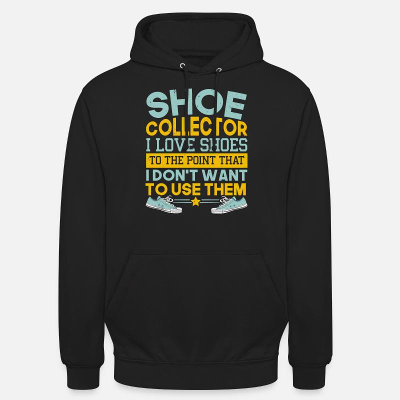 Kolekcja butów Kolekcja butów Sneaker Sneakerhead - Bluza z kapturem typu unisex - czarny