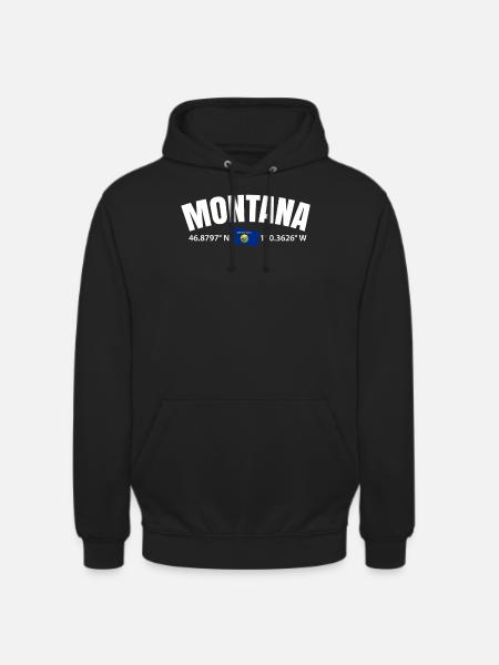 Montana Adventurer Gift - Unisex Hoodie - black