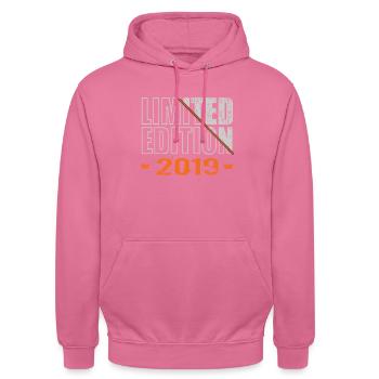 Édition limitée 2019 - Sweat-shirt à capuche unisexe - rose - Devant - Alina (178cm) & Michal (187cm)