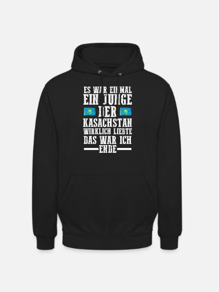 Kasachstan Kasache Kasachisches - Unisex Hoodie - Schwarz