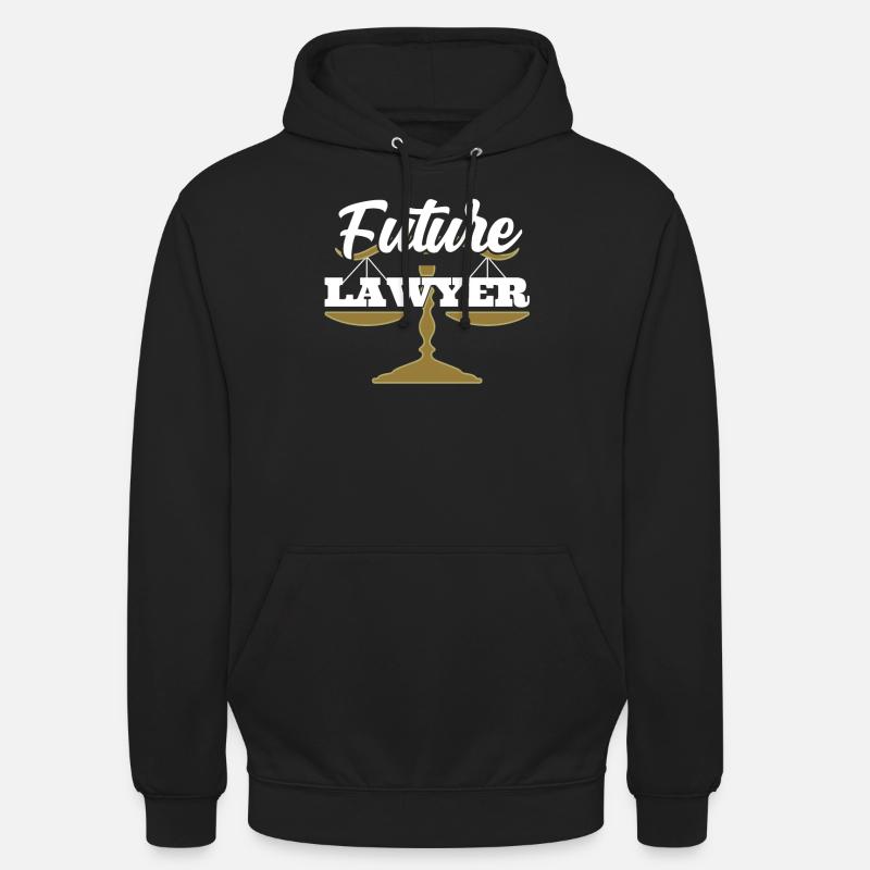 Futur avocat Avocat Avocat Avocat - Sweat-shirt à capuche unisexe - noir