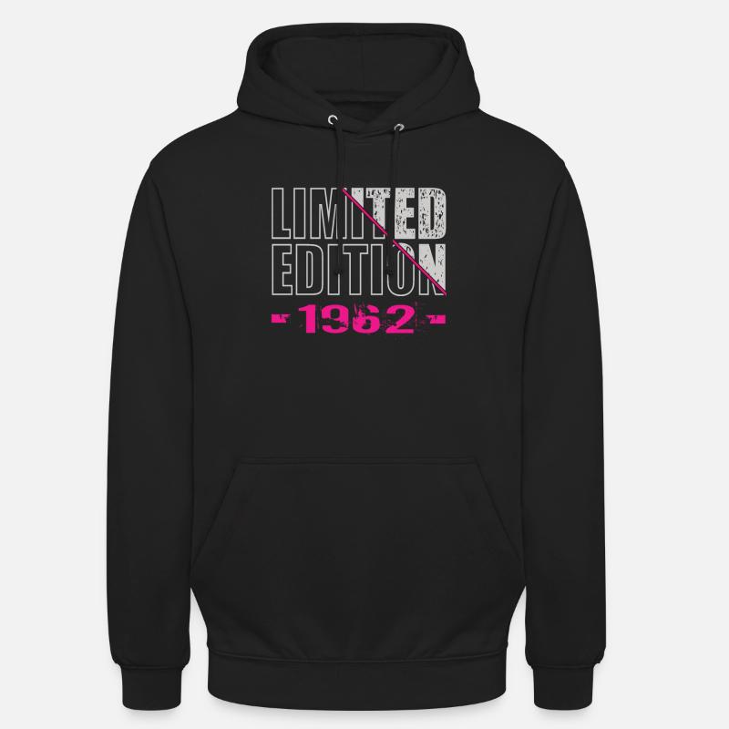Édition limitée 1962 - Sweat-shirt à capuche unisexe - noir