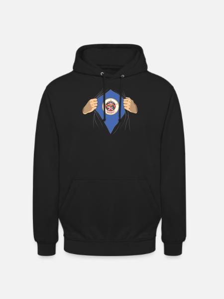 Proud Minnesota Resident Gift - Unisex Hoodie - black