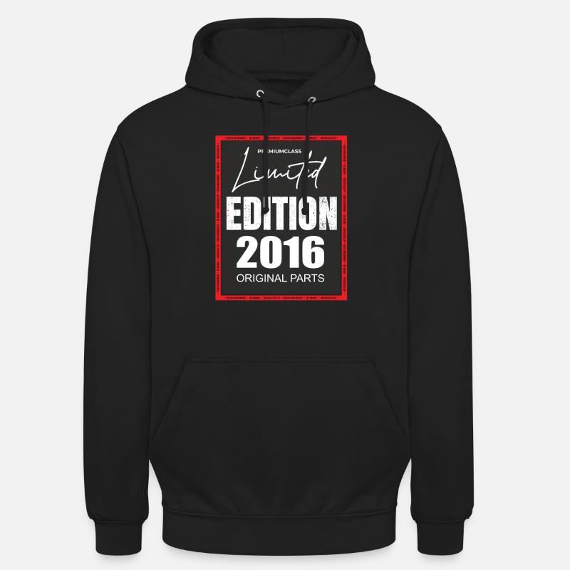 Édition limitée 2016 - Sweat-shirt à capuche unisexe - noir