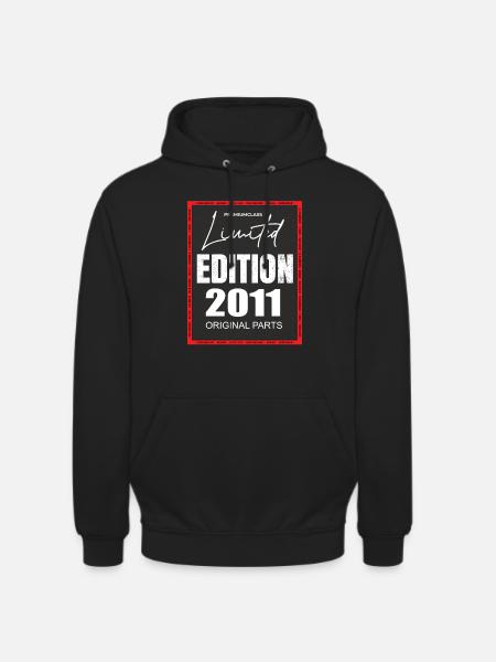 Édition limitée 2011 - Sweat-shirt à capuche unisexe - noir