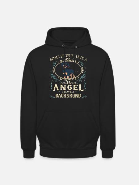 Dackel Hund - Unisex Hoodie - Schwarz