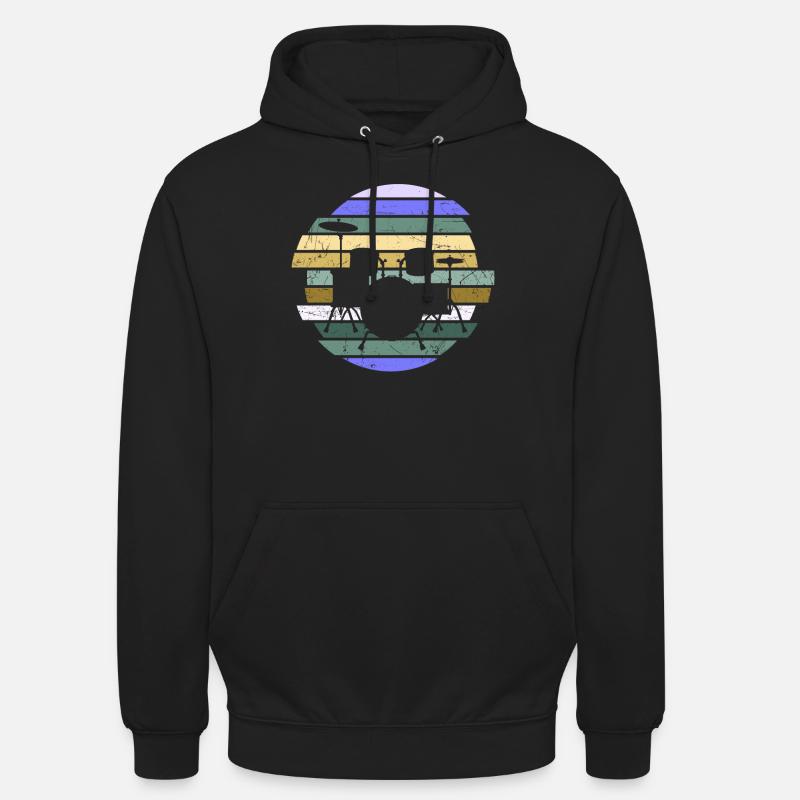 Drums Drummer Gift - Unisex Hoodie - black