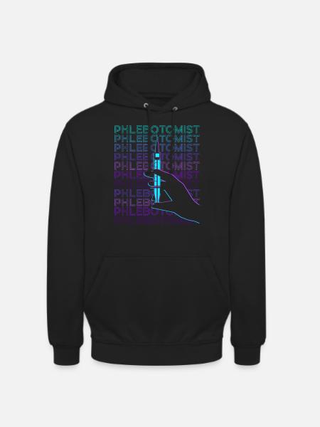 Phlebotomist Phlebotomy Retro - Unisex Hoodie - black