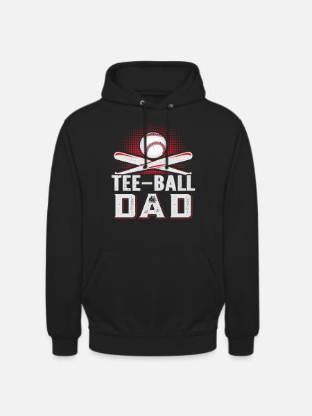 Tee-ball Dad Teeball Spieler - Unisex Hoodie - Schwarz