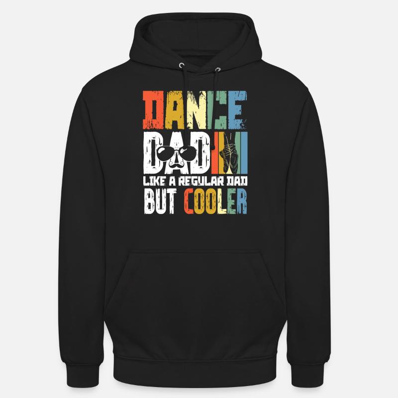Danse Papa comme un Ballet du Père Normal - Sweat-shirt à capuche unisexe - noir