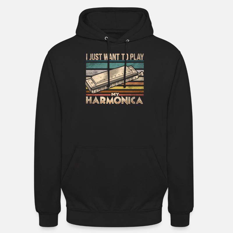 Harmonica - Unisex Hoodie - black