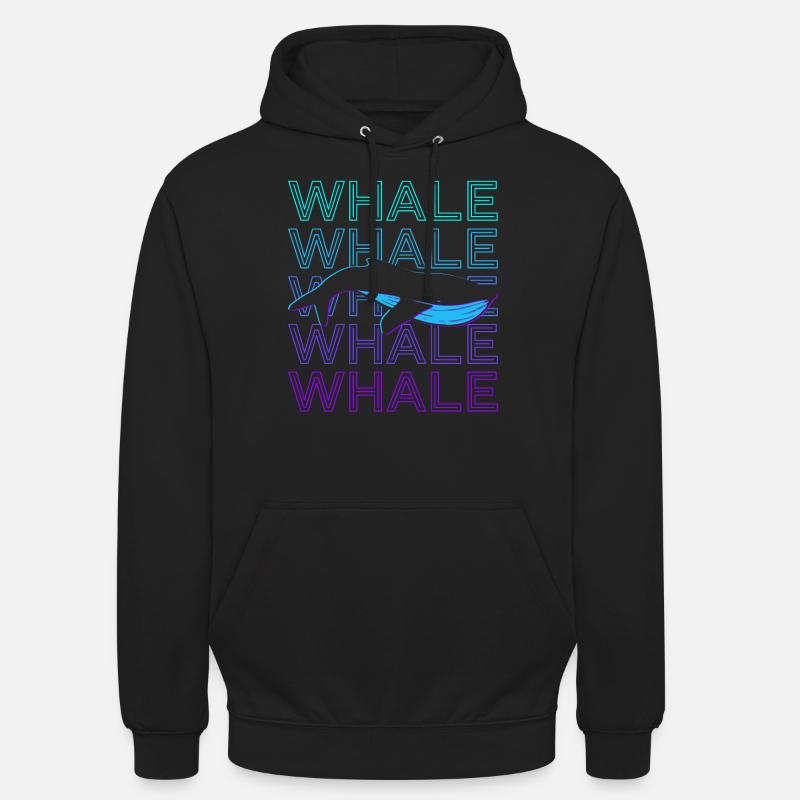Retro-Wal - Unisex Hoodie - Schwarz