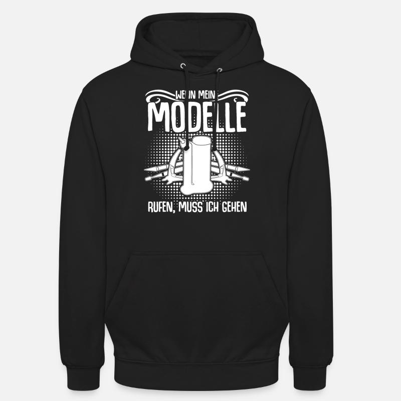Modellbau Kleber Modellbauer - Unisex Hoodie - Schwarz