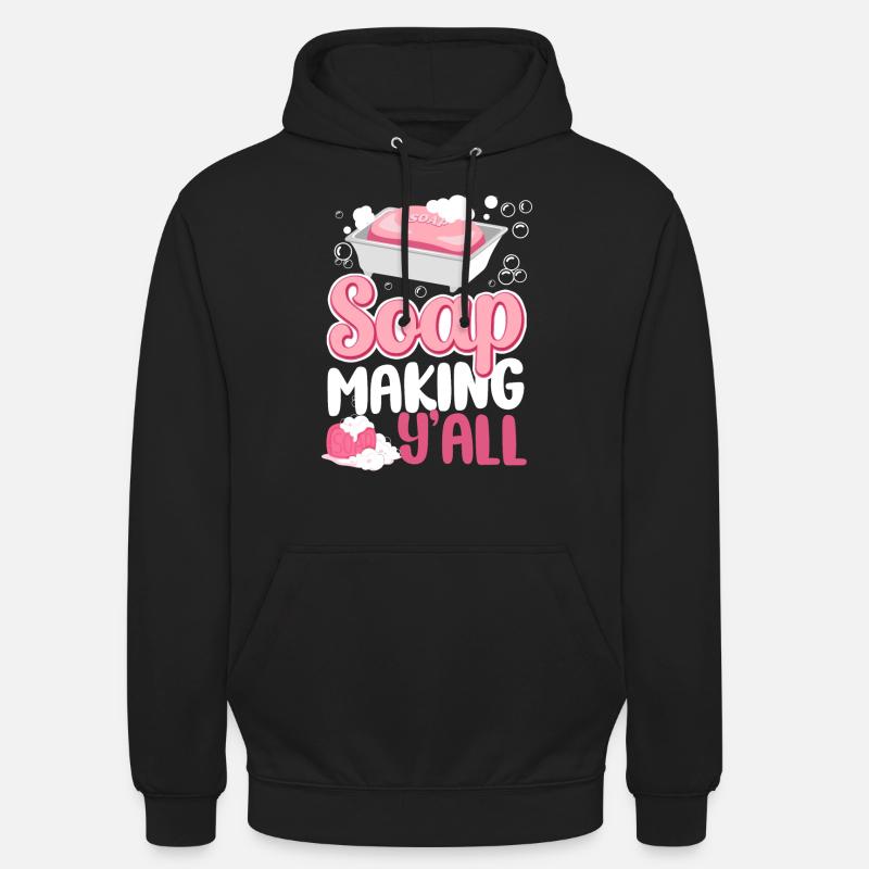 Soap Making Crafting Soap Making - Unisex Hoodie - Schwarz