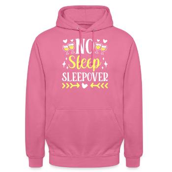 Nuitée sans sommeil - Sweat-shirt à capuche unisexe - rose - Devant - Alina (178cm) & Michal (187cm)