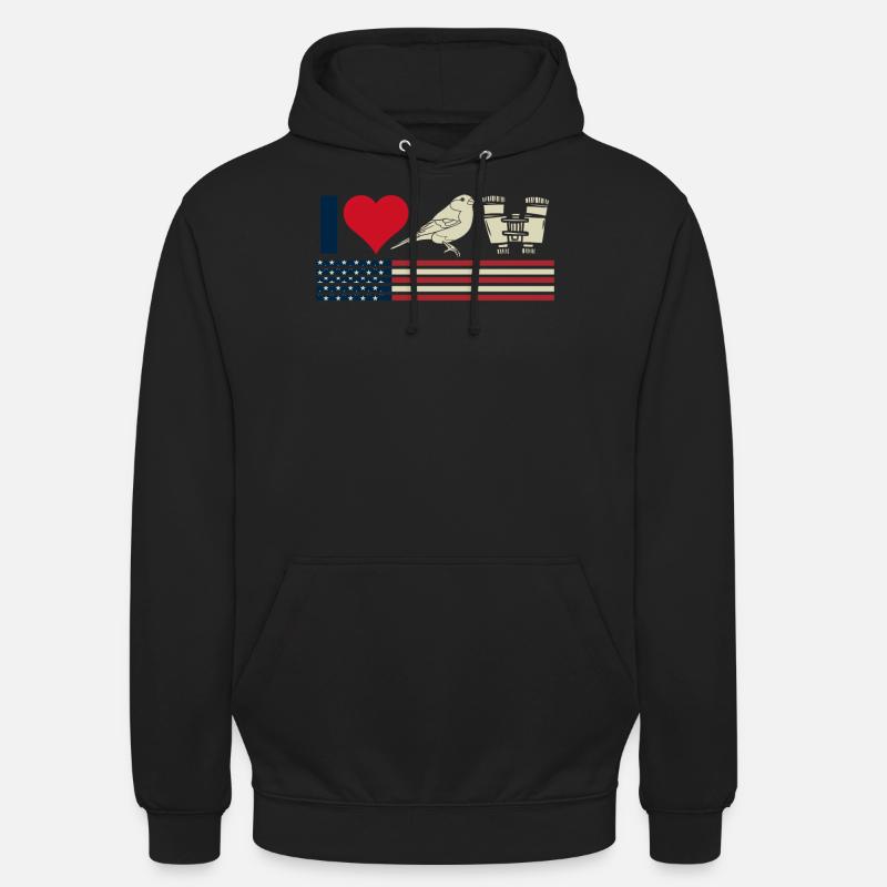 Observation des oiseaux, ornithologie - Sweat-shirt à capuche unisexe - noir