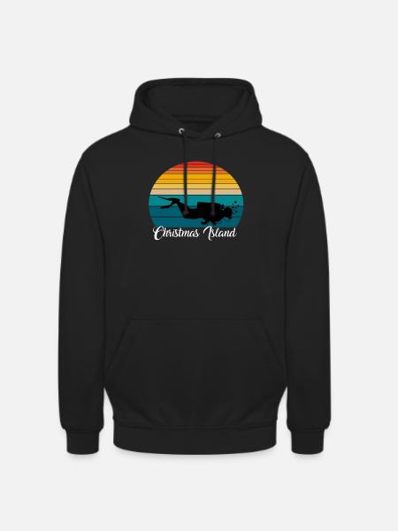 Christmas Island Scuba Diving Gift - Unisex Hoodie - black