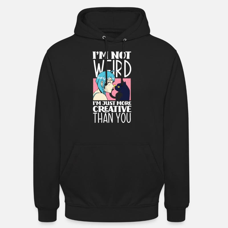 Drôle de cadeau d’anime - Sweat-shirt à capuche unisexe - noir