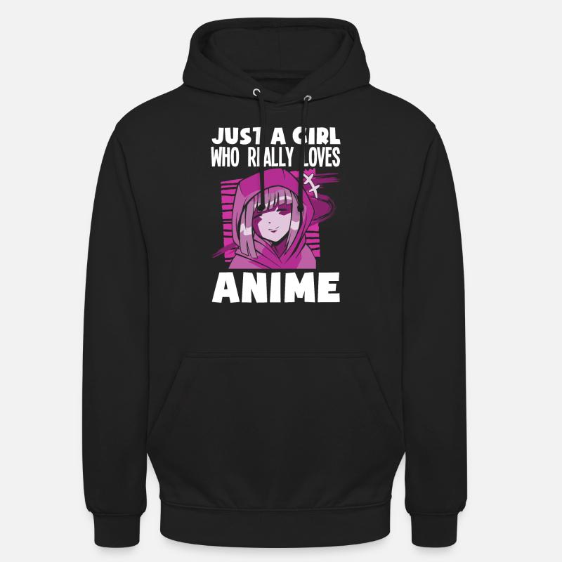 Drôle de cadeau d’anime - Sweat-shirt à capuche unisexe - noir