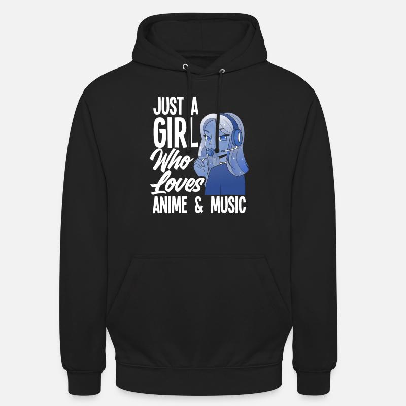 Drôle de cadeau d’anime - Sweat-shirt à capuche unisexe - noir