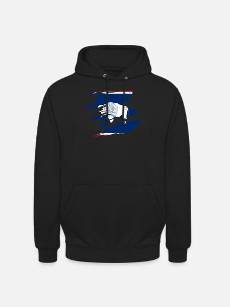 Wyoming hausgeschenk - Unisex Hoodie - Schwarz