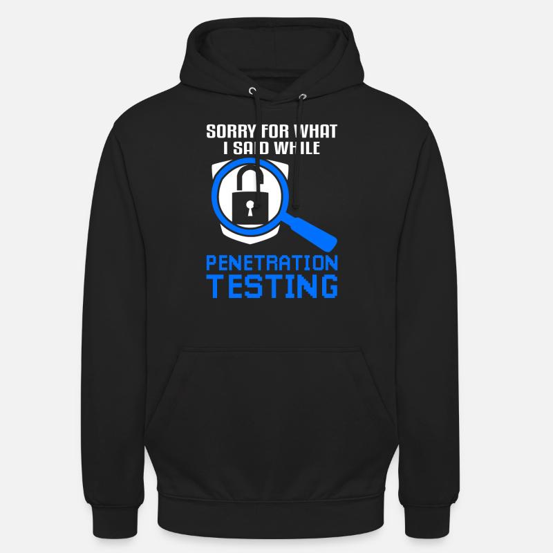Cybersecurity Penetration Testing - Unisex Hoodie - black