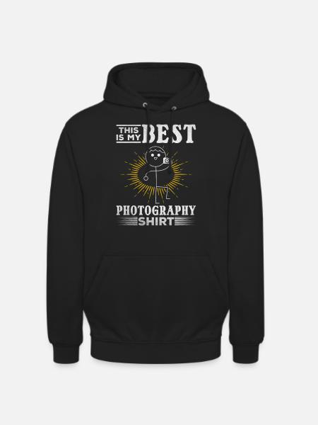 Photo: This is my best - Unisex Hoodie - black