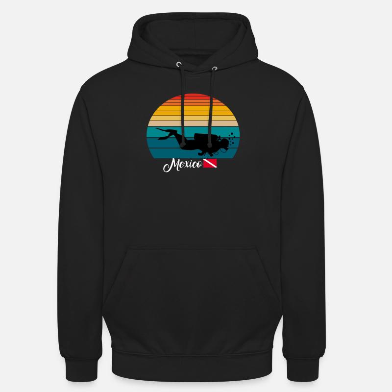 Mexico Scuba Diving Gift - Unisex Hoodie - Schwarz