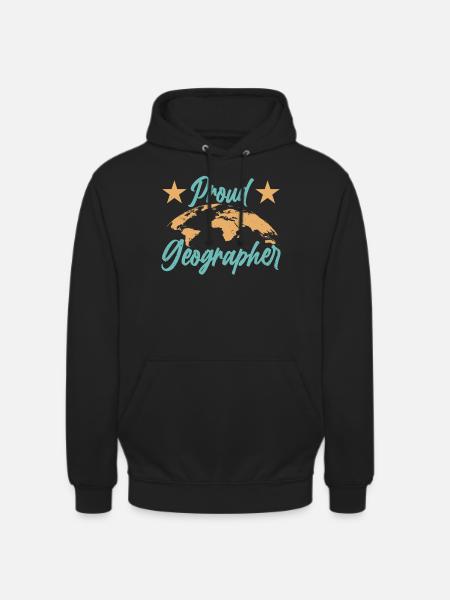 Stolzer Geograph Geographie Geographiestudent - Unisex Hoodie - Schwarz