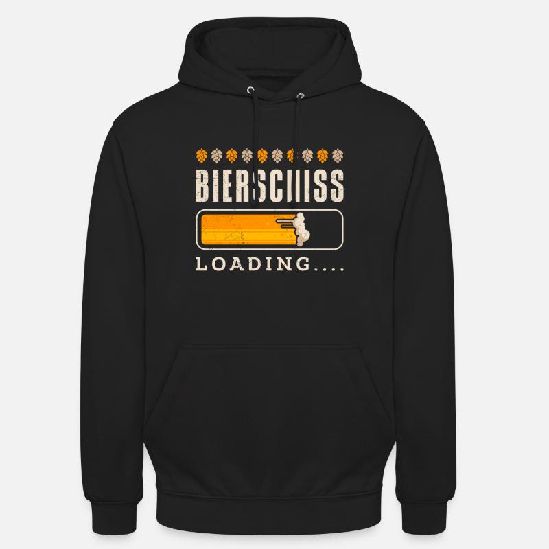 Bierschiss loading - Unisex Hoodie - Schwarz