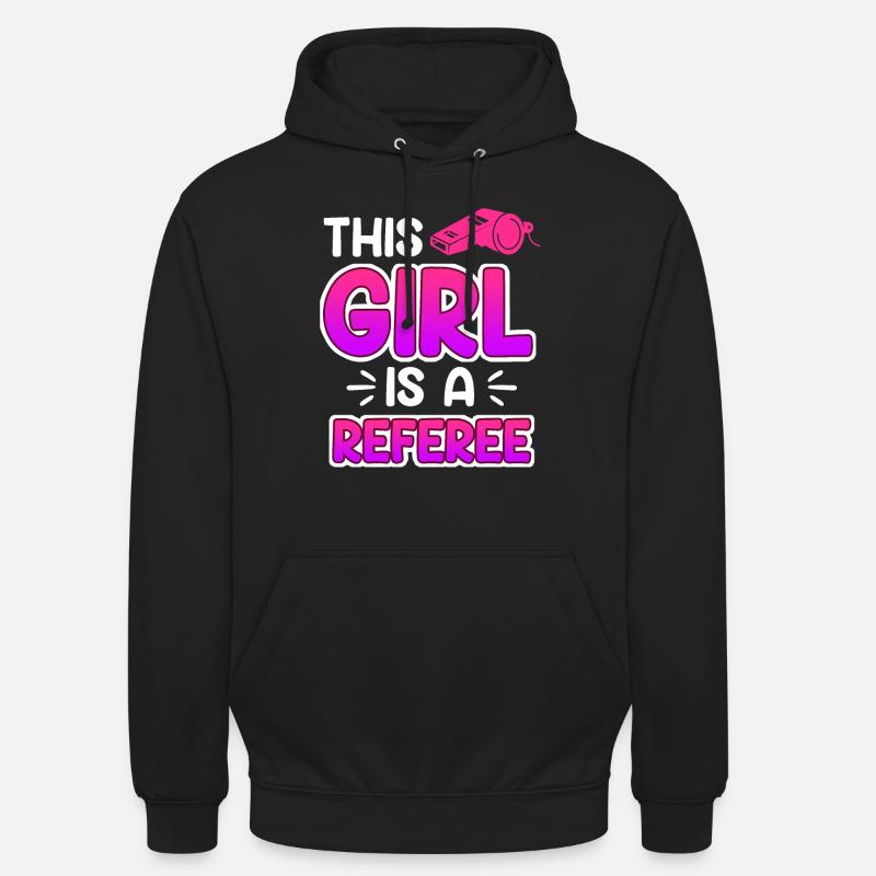 Ladies referee referee referee - Unisex Hoodie - black
