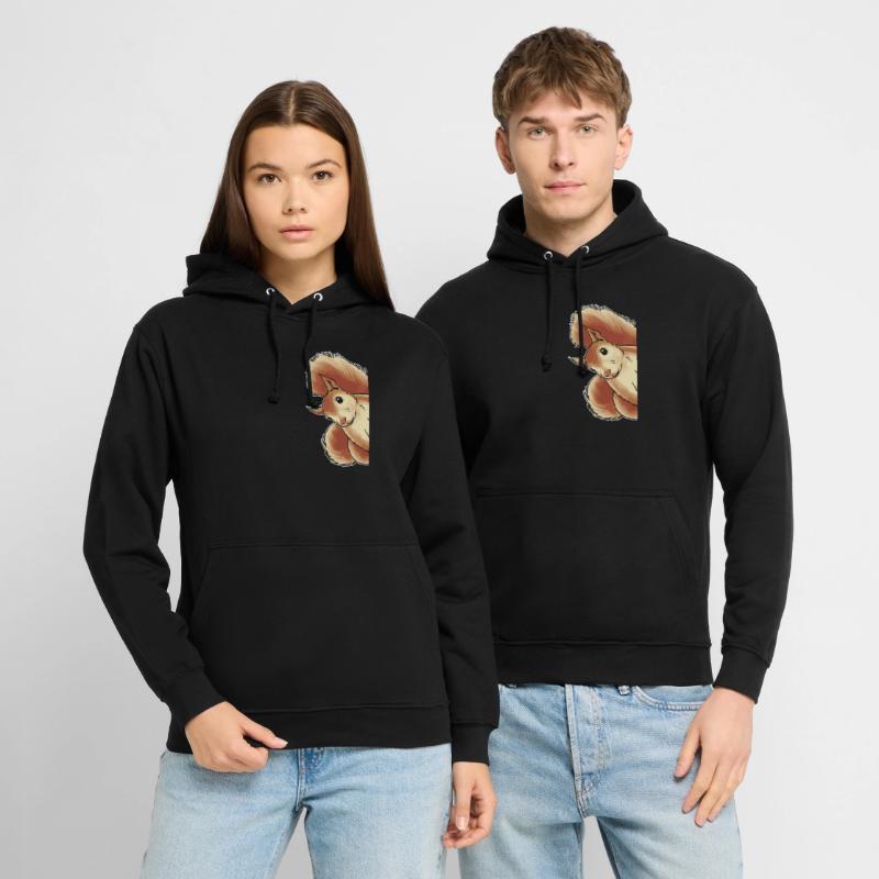 Lustiges Eichhörnchen, Eichhörnchen, Eichhörnchen Unisex Hoodie
