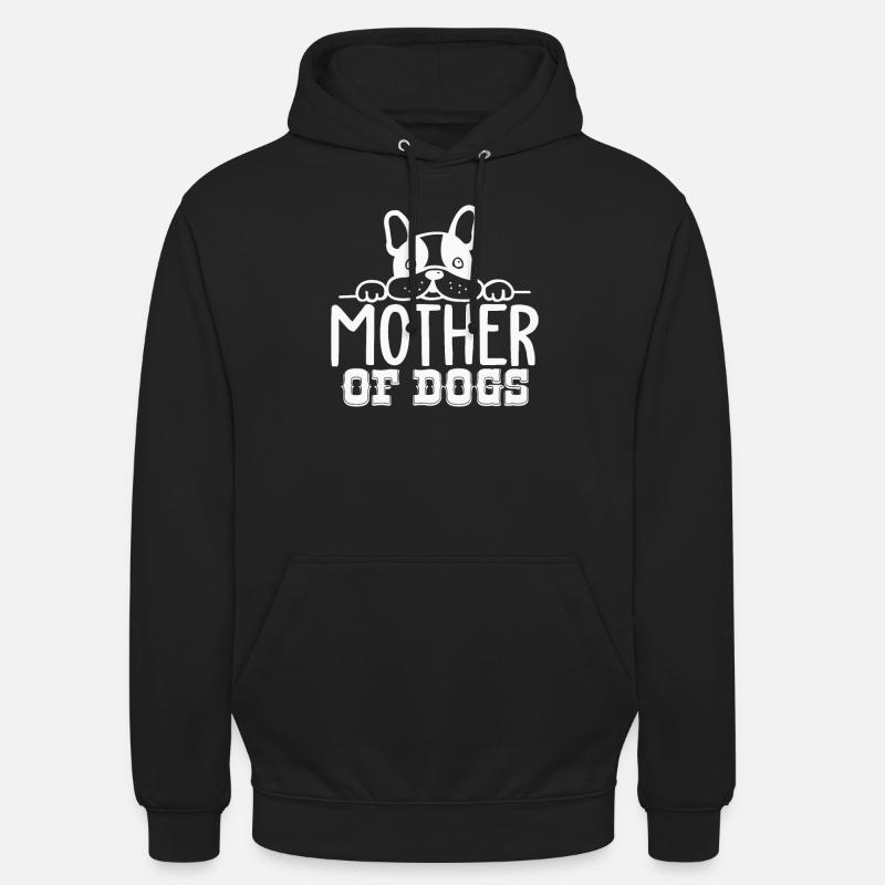 Mère de chiens - Sweat-shirt à capuche unisexe - noir