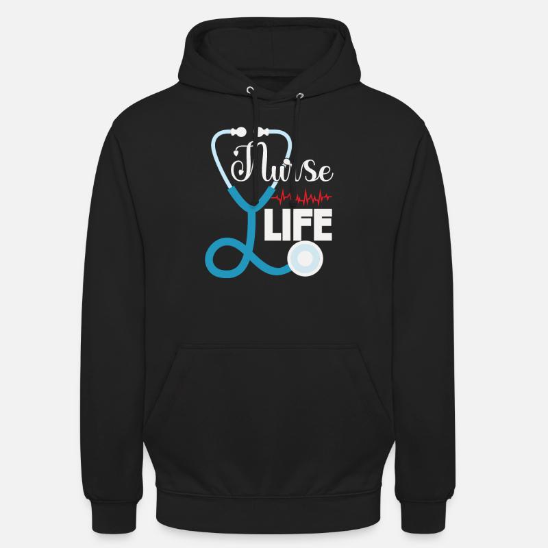 Krankenschwester Leben - Unisex Hoodie - Schwarz