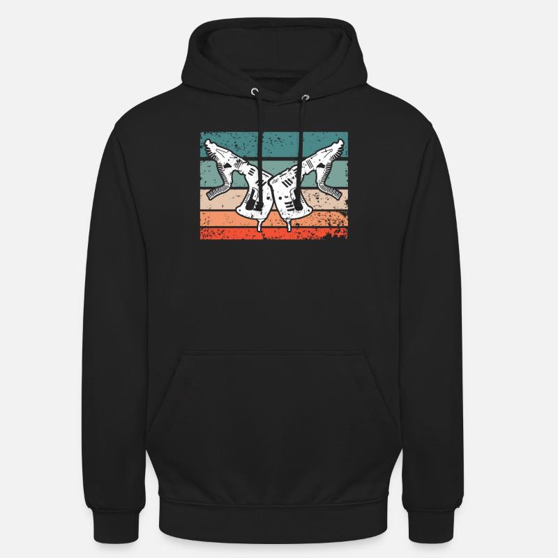 Cloison sèche - Sweat-shirt à capuche unisexe - noir