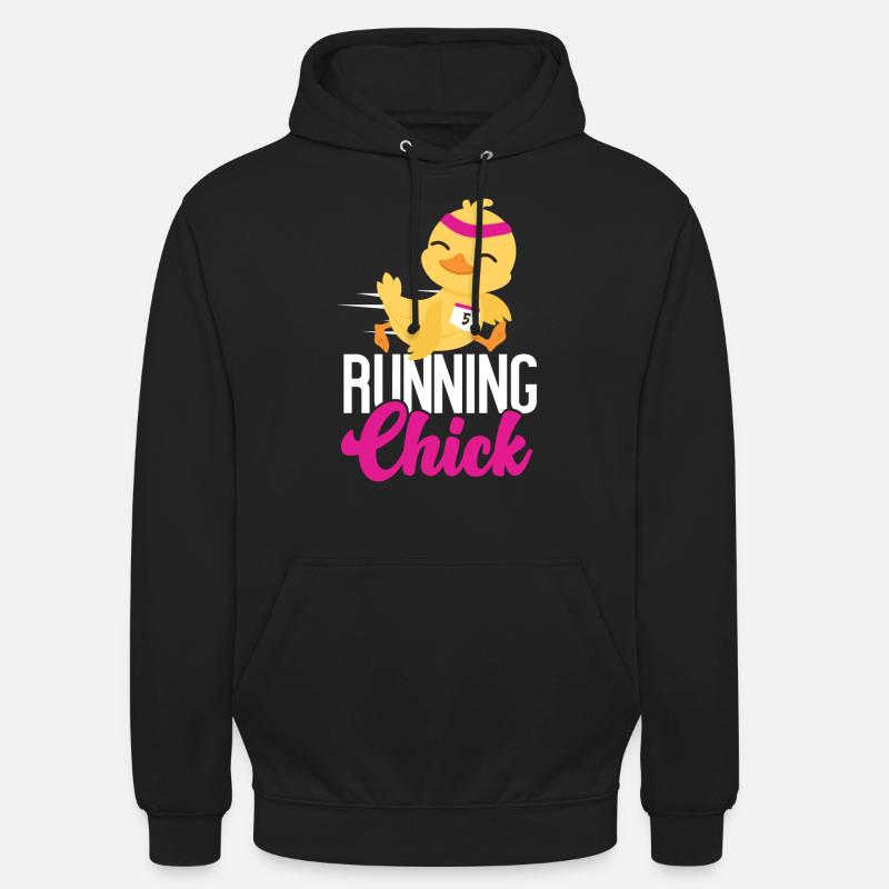 Running Runner Half Marathon - Unisex Hoodie - black