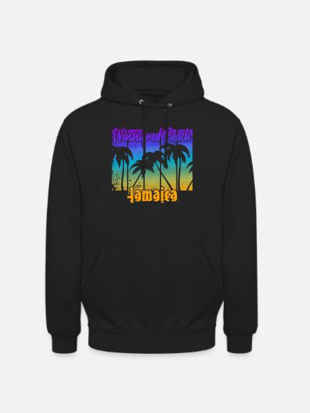 Winnifred Beach Jamaica - Unisex Hoodie - black