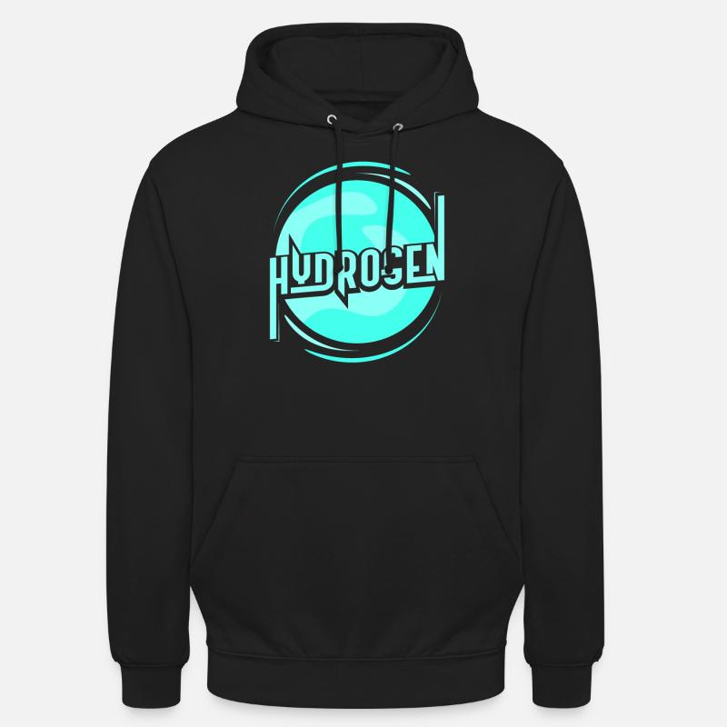 Wasserstoff Energie Element Hydrogen - Unisex Hoodie - Schwarz