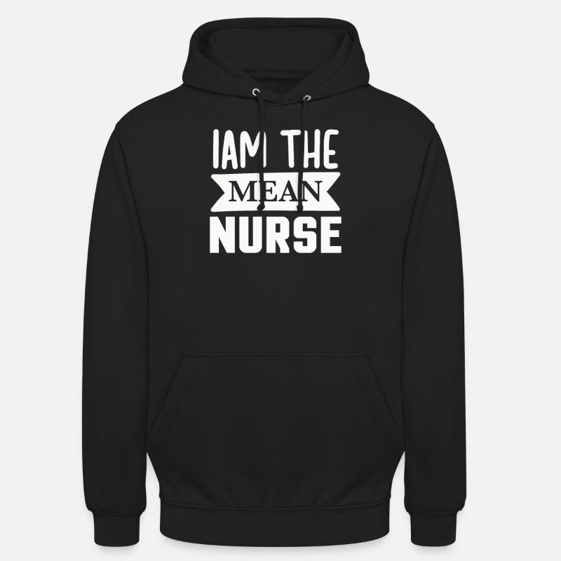 Je suis l’infirmière méchante - Sweat-shirt à capuche unisexe - noir