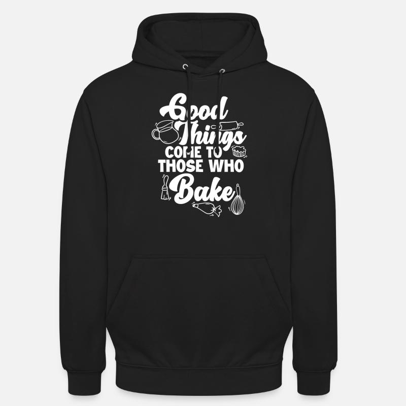Lustiges Hobby Bäcker Geschenk - Unisex Hoodie - Schwarz
