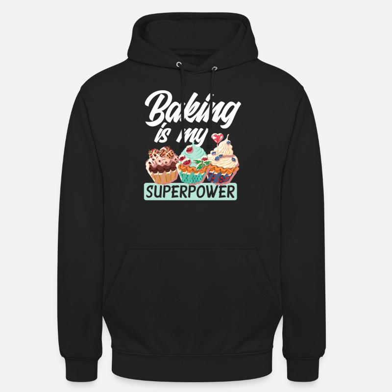 Funny Hobby Baker Gift - Unisex Hoodie - black
