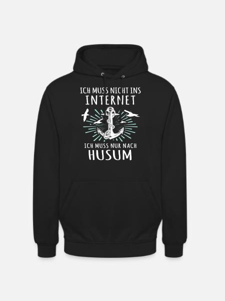 Husum Souvenir Husumer - Unisex Hoodie - Schwarz