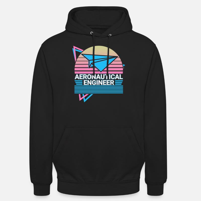 Ingenieur für Luftfahrttechnik Luftfahrttechnik - Unisex Hoodie - Schwarz